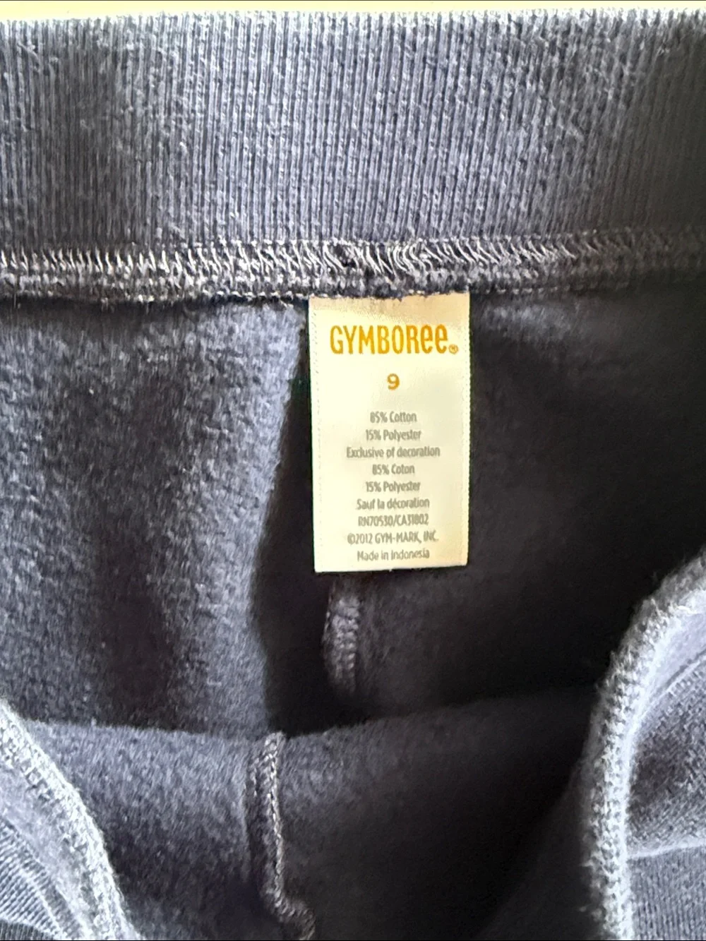 Gymboree Girls 2 piece set, Navy Hooded Sweatshirt & Joggers size 9-10